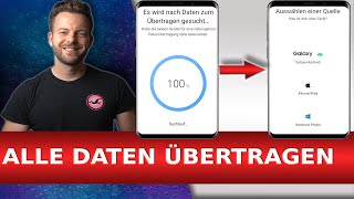 Handy wechseln 🆗 ALLE Daten auf neues Samsung Handy übertragen  Smart Switch Anleitung [upl. by Nevanod]