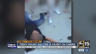 Teen’s violent bullying caught on camera [upl. by Ronen762]