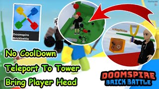 Roblox Doomspire Brickbattle Script  No CoolDown  Bring Player Head amp More [upl. by Nivlad855]