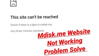 mdisk link not opening in chrome  mdiskme not working  mdisk link not opening [upl. by Beutler]