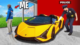 Corrupt Cop Steals My RARE SUPERCAR in GTA 5 [upl. by Rothstein515]