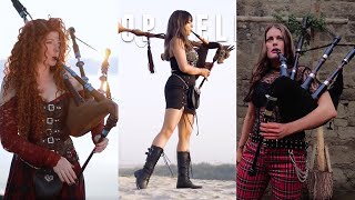 Journey  Dont Stop Believin Bagpipes Rock  The Snake Charmer x Goddesses of Bagpipes [upl. by Bardo]