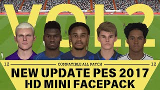 PES 2017 NEW HD FACEPACK COLLECTION V2 [upl. by Aiblis]