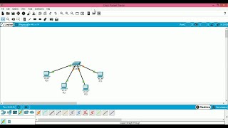 Topologia estrella con Packet Tracer [upl. by Portland]