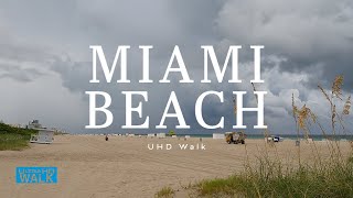 Walking in the Rain on Ocean Drive in Miami Beach Florida 4K [upl. by Accisej]