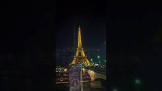 Eiffel Tower  night view  tower in Paris  EiffelTower shorts shortsfeed trendingshorts [upl. by Anilejna]