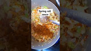 How to make Spring roll Sauce food streetfood [upl. by Silera]