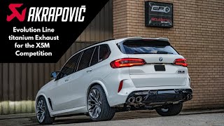 X5M Competition F95 with Akrapovic Evolution Line Exhaust Revs and Sounds [upl. by Richman]