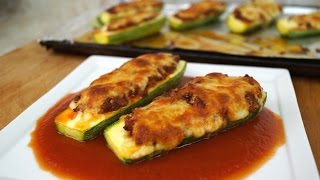 Calabacitas Gratinadas Rellenas de Chorizo  Mi Cocina Rápida [upl. by Kyred171]