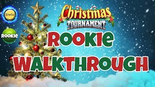 Golf Clash Christmas Tournament ROOKIE Walkthrough [upl. by Llerrad]