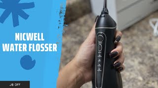 Nicwell Water Dental Flosser Review  Nicwell Dental Oral Irrigator Portable and Rechargeable [upl. by Leandre]