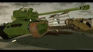 MTC4 Roblox ww2 M26 Super Pershing VS Tiger ll H [upl. by Marie]