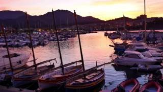 Coucher du soleil à Banyulssurmer en août 2016 [upl. by Ahsiuqat]