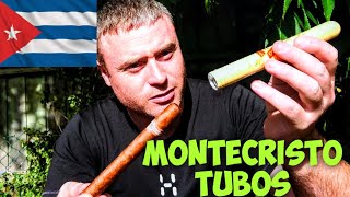 Cuban Cigar Review 1 Montecristo Tubos [upl. by Jarlen]