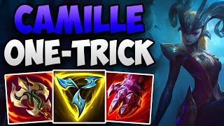 CHALLENGER CAMILLE ONETRICK DOMINATES TOP LANE  CHALLENGER CAMILLE TOP GAMEPLAY  Patch 1410 S14 [upl. by Eitten]