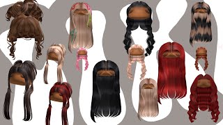 BLACK GIRL HAIRSTYLES  Roblox Hair Codes [upl. by Tanberg]