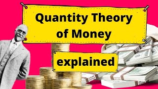 Quantity Theory of Money  Irving Fisher [upl. by Dody]