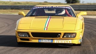 Ferrari 348 Challenge  GTS  TEST in pista  Davide Cironi Drive Experience SUBS [upl. by Inol]