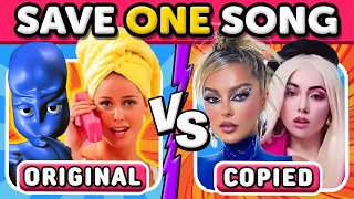 ORIGINAL vs COPIED SONG 🎵 SAVE ONE DROP ONE ✨ Music Quiz Challenge [upl. by Asila]