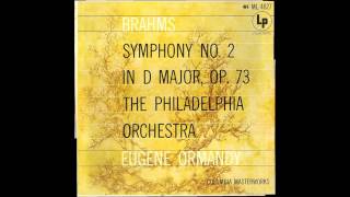 ormandy philadelphia orchestra Brahms symphony 2 [upl. by Dennison]