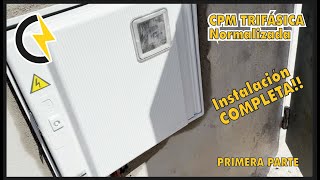 Instalación de CPM quotCaja de protección y medidaquot Primera parte [upl. by Pudendas]