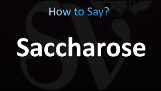 How to Pronounce Saccharose CORRECTLY [upl. by Ilowell491]