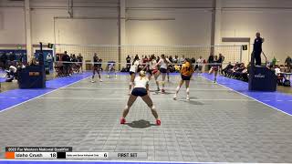 2023 Far Westerns  Idaho Crush 16 Bower vs Spike and Serve Volleyball Club [upl. by Dympha]