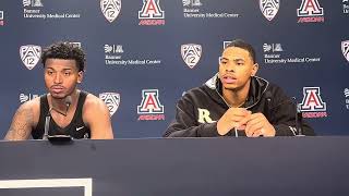 Jaden Bradley and Keshad Johnson postgame press conference [upl. by Yole]