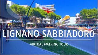 Lignano Sabbiadoro 4K ultra HD Summer Walk 2023 Italy 🇮🇹 [upl. by Olegnaid]