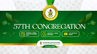 KNUST 57th CONGREGATION CEREMONY  INSTITUTE OF DISTANCE LEARNING 2023 [upl. by Oulman51]