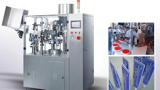 Tube Filling Sealing Machine Fully automatic tubes plastic filler sealer cosmetic food pharma making [upl. by Wehtta493]