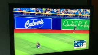 Alejandro Kirk hitting a tripletorontobluejays funny subscribe baseballteam mlb [upl. by Lief]