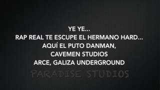 HARD GZ amp ARCE  GALIZA UNDERGROUND  Letra [upl. by Rusty]