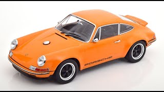 KKScale Porsche Singer 911 Coupe orange 118 [upl. by Eirffej336]