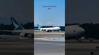 Cathay Pacific Cargo Boeing 7478 Landing  Anchorage Airport Plane Spotting [upl. by Enorahs643]