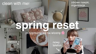 PRZYGOTUJMY SIĘ NA WIOSNĘ  spring reset organizacja nowy telefon [upl. by Ioved]