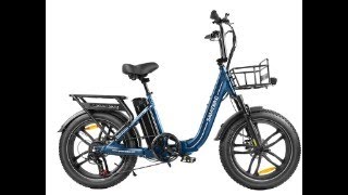 SAMEBIKE C05 Pro Electric Bike 500W Motor 36V 13Ah Battery Tires 35kmh Max Speed 70km EU9NL [upl. by Dustin666]