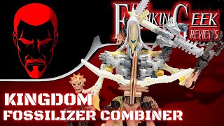 Kingdom FOSSILIZER COMBINER EmGos Transformers Reviews N Stuff [upl. by Sillek]