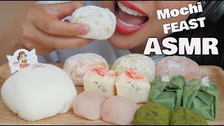 ASMR MOCHI FEAST EXTREME EATING SOUNDS NO TALKING  SASASMR [upl. by Haidabej]