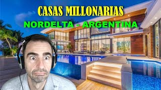 CASAS MILLONARIAS DEL NORDELTA  ARGENTINA [upl. by Brenden]