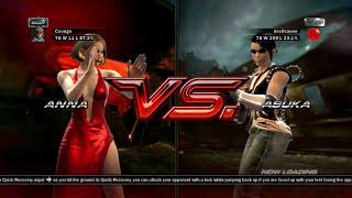 109  Tekken 6  Coouge Anna Williams vs devilcause Asuka [upl. by Zink855]