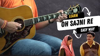 SAJNI RE  EASY GUITAR LESSON [upl. by Ailehpo]