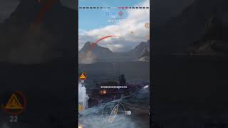 Amalfi vs Zara nicht Intelligent 😂 World of Warships Legends [upl. by Suki]