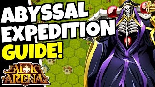 BEGINNERS GUIDE TO ABYSSAL EXPEDITION AFK ARENA [upl. by Hennessy]