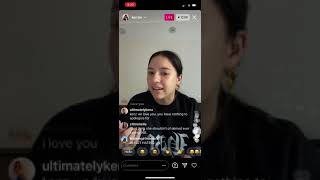 Kenzie Ziegler Apologizing To Fans About Edits On Instagram Live 11821 [upl. by Towill]