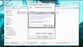 How to Recover a Deleted File or Restore a File that was Overwritten [upl. by Ciccia]