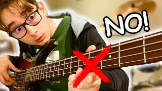 NO FRETTING ALLOWED Bass Solo [upl. by Asseret]