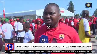 OJM LAMENTA A FALTA DE quotPODERESquot PARA GARANTIR MAIS UM MANDATO PARA FILIPE NYUSI [upl. by Niple]