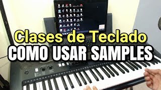 COMO USAR SAMPLES CON TU TECLADO POR MIDI  TUTORIAL [upl. by Ylrac]