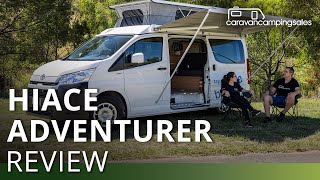 Frontline HiAce Adventurer 2022 Review  caravancampingsales [upl. by Cope714]